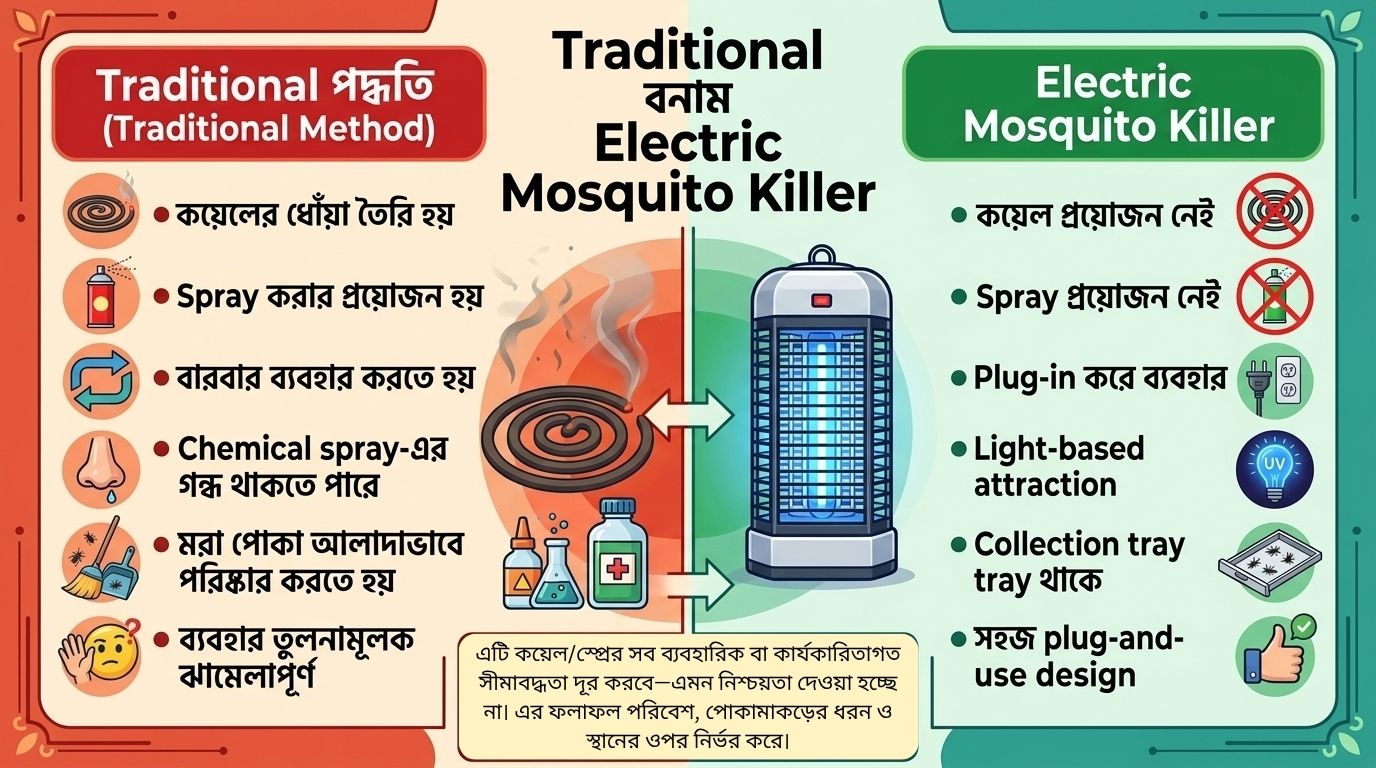 Electric Mosquito Killer Lamp Info Grafi